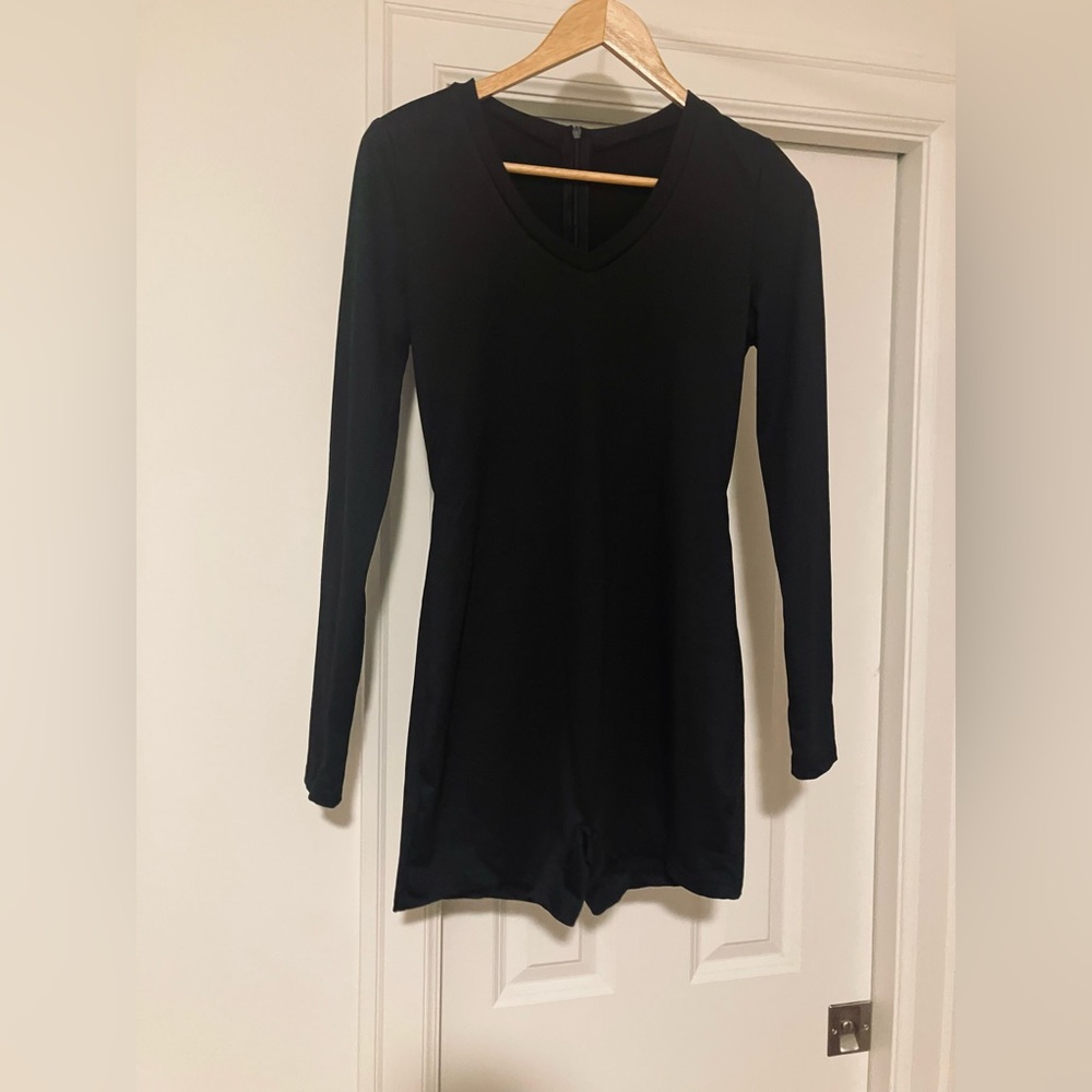 Shein shorty long sleeve unitard size L